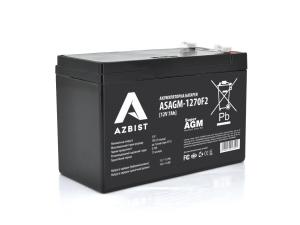 Акумуляторна батарея AZBIST Super AGM ASAGM-1270F2 12V 7Ah Q10