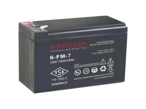 Акумуляторна батарея Makelsan AGM  6-FM-7 12V 7Ah Q10