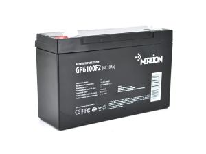 Акумуляторна батарея Merlion AGM GP6100F2 6V 10Ah Q10